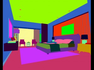 bedroom hotel suites designed a complete 107 3D Model