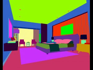 bedroom hotel suites designed a complete 107 3D Model