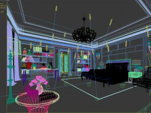 bedroom hotel suites designed a complete 111 3D Model