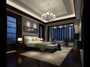 침실 호텔 스위트는 전체 115개를 설계했습니다. 3D 모델