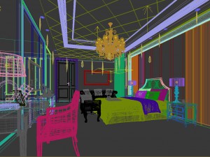 bedroom hotel suites designed a complete 117 Modèle 3D