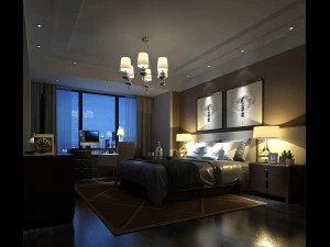 완벽한 119개를 디자인한 침실 호텔 스위트룸 3D 모델