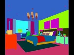 bedroom hotel suites designed a complete 119 3D Model