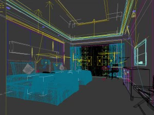 bedroom hotel suites designed a complete 121 3D Model