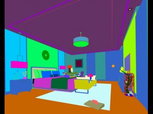 bedroom hotel suites designed a complete 124 3D 모델