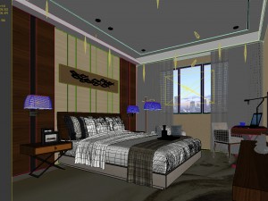 bedroom hotel suites designed a complete 129 Model 3D