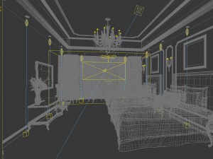 bedroom hotel suites designed a complete 132 3Dモデル