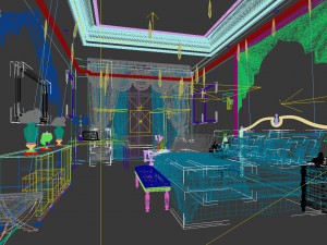 bedroom hotel suites designed a complete 136 3D Model