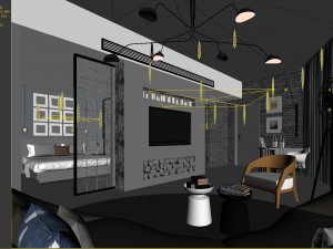 bedroom hotel suites designed a complete 137 Modelo 3D