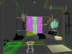 bedroom hotel suites designed a complete 138 3D Model