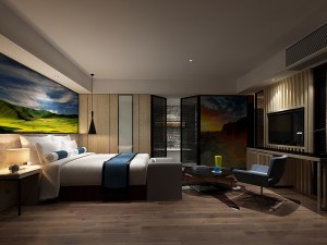 bedroom hotel suites designed a complete 143 3D Model