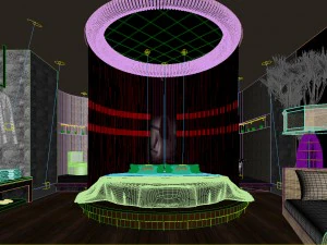 bedroom hotel suites designed a complete 145 3D Model