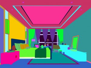 bedroom hotel suites designed a complete 147 3D Model