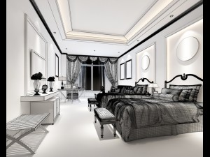 bedroom hotel suites designed a complete 148 Modelo 3D