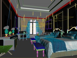 bedroom hotel suites designed a complete 148 Modelo 3D
