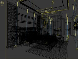 bedroom hotel suites designed a complete 149 3D Model
