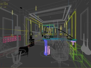 bedroom hotel suites designed a complete 150 3D Model