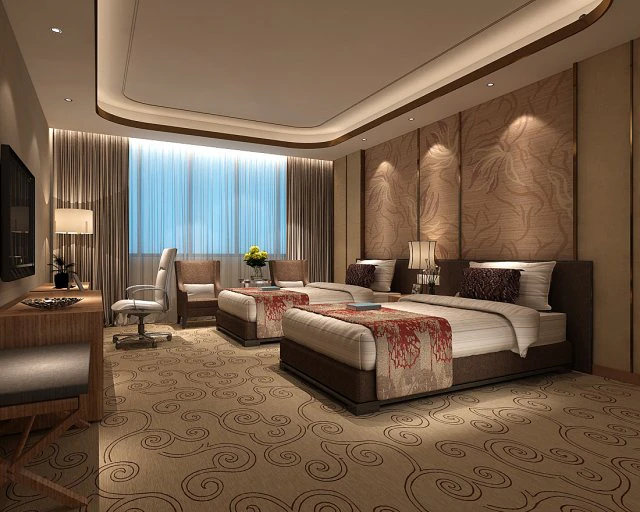bedroom hotel suites designed a complete 153 3D Model .c4d .max .obj .3ds .fbx .stl .blend 