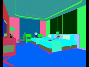 bedroom hotel suites designed a complete 153 3D Model