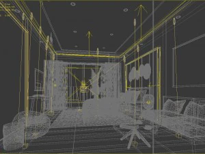 bedroom hotel suites designed a complete 151 3D Model