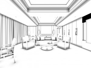 bedroom hotel suites designed a complete 155 3D 모델
