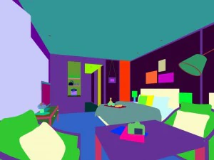 bedroom hotel suites designed a complete 156 3D Model