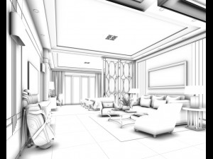 bedroom hotel suites designed a complete 158 Modèle 3D