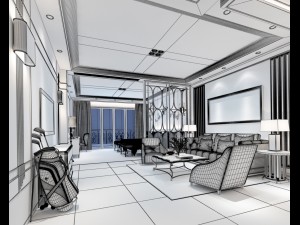 bedroom hotel suites designed a complete 158 Modèle 3D