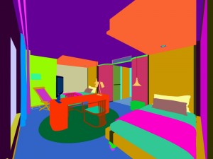 bedroom hotel suites designed a complete 160 3D Model