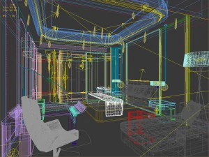 bedroom hotel suites designed a complete 162 3D Model