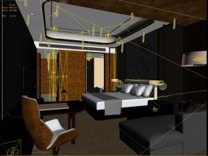 bedroom hotel suites designed a complete 162 3D Model