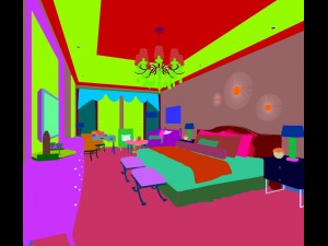bedroom hotel suites designed a complete 163 3D 모델