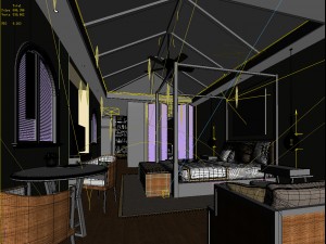 bedroom hotel suites designed a complete 164 Modelo 3D