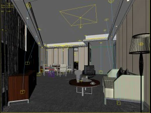 bedroom hotel suites designed a complete 166 3D Model