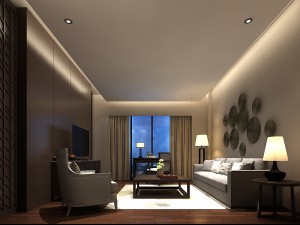 bedroom hotel suites designed a complete 168 3D Model