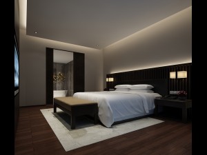 bedroom hotel suites designed a complete 168 3D Model