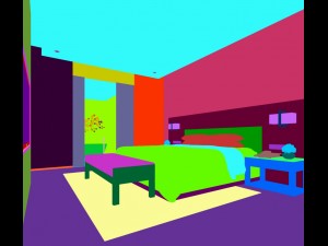 bedroom hotel suites designed a complete 168 3D Model