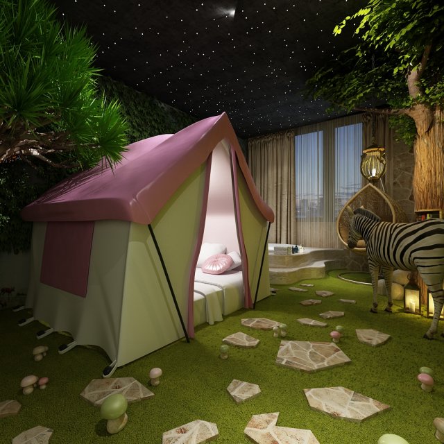 bedroom hotel suites designed a complete 169 3D 모델 .c4d .max .obj .3ds .fbx .stl .blend 