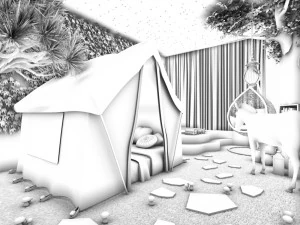 bedroom hotel suites designed a complete 169 3D Model