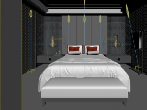 bedroom hotel suites designed a complete 172 3D Model
