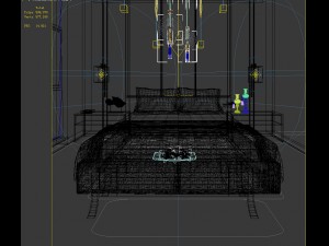 bedroom hotel suites designed a complete 173 3D Model
