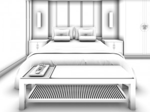 bedroom hotel suites designed a complete 176 Modelo 3D