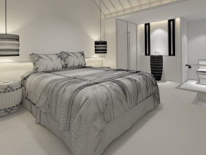 bedroom hotel suites designed a complete 177 Model 3D