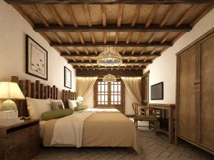 침실 호텔 스위트룸은 총 178개로 설계되었습니다. 3D 모델