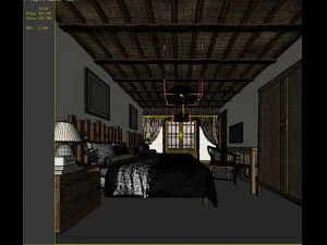 bedroom hotel suites designed a complete 178 3D Model