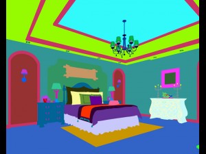 bedroom hotel suites designed a complete 179 3D Модель