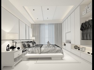 deluxe master bedroom design 02 Modelo 3D