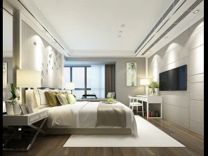 Deluxe-Hauptschlafzimmer-Design 03 3D Modell