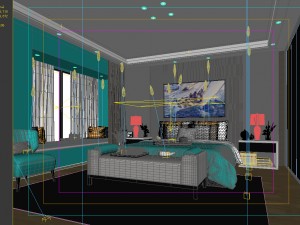 deluxe master bedroom design 04 3D मॉडल