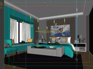 deluxe master bedroom design 04 3D मॉडल